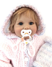 Leonie von Regina Swialkowski Künstlerpuppe aus Vinyl, 66 cm, mit Zertifikat!