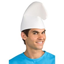 Weiße Wichtel Mütze