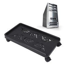 Mobiler CPU Halter mit 4 Lenkrollen Computer Tower Ständer Ständer Rollwagen DE