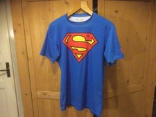 Herren Under Armour Heatgear Compression Superman Lauf Shirt Gr. XL