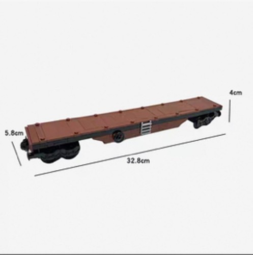 Eisenbahnwagon tieflader moc - eisenbahnwagon,