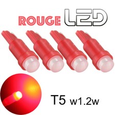 4 LED Bulbs T5 W1.2W Red Sun