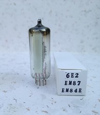 EM84(E) / EM87 / 6E2 Röhre, Magisches Band / Magisches Auge / Anzeigeröhre NOS !