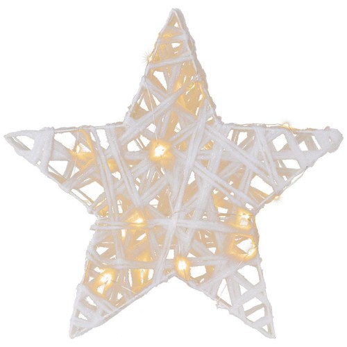Glitzer stern led warm - glitzer,