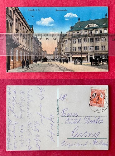 Döbeln 1918 blick die - dÖbeln, in