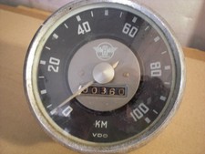 VDO Tachometer Hanomag KMH 100, Ø 120mm, W0,95, 6/59, PKW LKW Oldtimer (FG36)