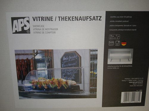 Thekenaufsatz vitrine von - thekenaufsatz,