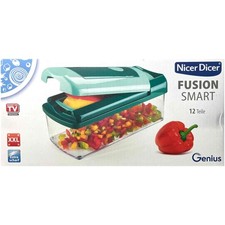 Genius Nicer Dicer Fusion Smart 12 tlg All-in-One Küchensystem Gemüseschneider