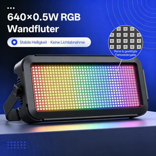 640 led rgb dmx - led, washer