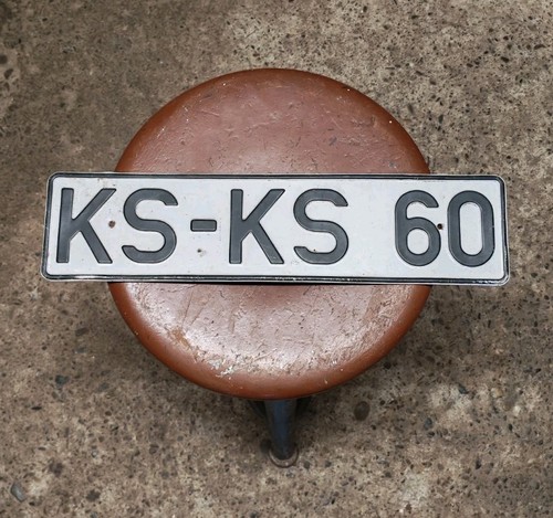 Altes din kfz kennzeichen - din,