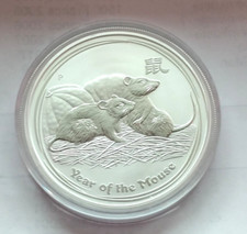 Australien 1 Dollar 2008 ~ Lunar II. Maus ~ 1 oz. 999/1000 Silber