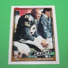 1991 Topps Football Card #311 Eric Martin