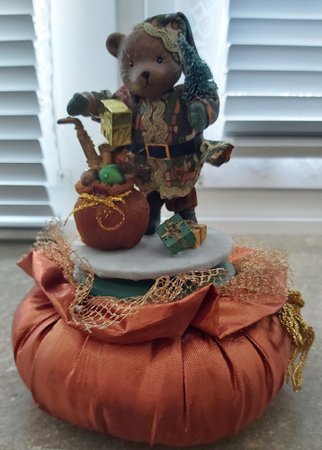 Vintage weihnachts spieluhr - weihnachts-,
