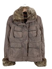 BELSTAFF Kurzjacke Damen Jacke Gr. DE 36 braun extravaganter Stil