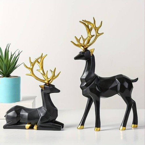 Schwarze hirsch figuren - hirsch,
