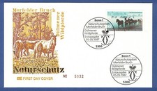 FDC Deutschland 1987, Dülmener Wildpferde, Pferde