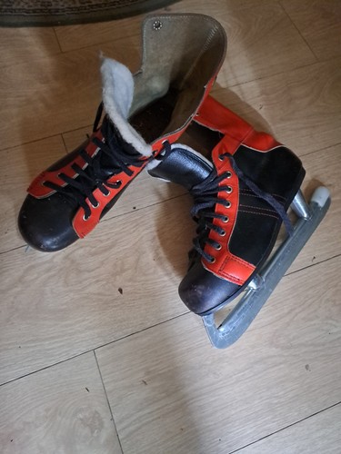 Ddr schlittschuhe leder 44 - ddr,