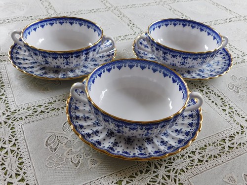 Spode fleur lys blau feines - fleur,