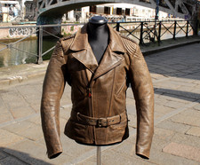 Herren biker dunkel braun