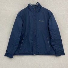 Columbia Jacke Herren XL Blau Polyester Fleecefutter