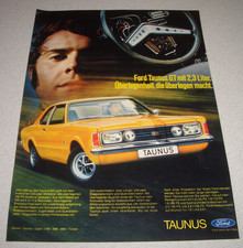 Jahr 1971 orig. Reklame Werbung Ford Taunus GT Überlegenheit,die überlegen macht