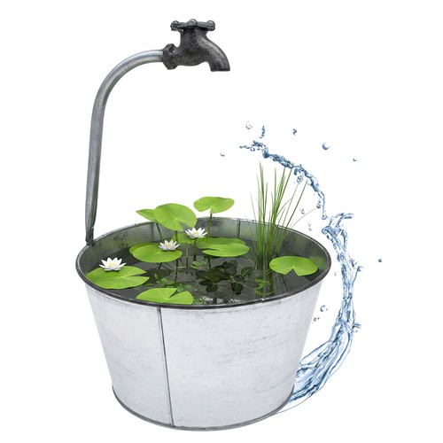 Zink eimer mit - zink,