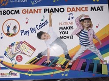 Piano Tanzmatte Klaviermatte Klavier Motorik Aktivity Musik Rainbow Bunt  XXL