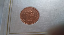 2 Cent Kursmünze Vatikan 2005