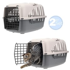 2er Set Katzentransportbox