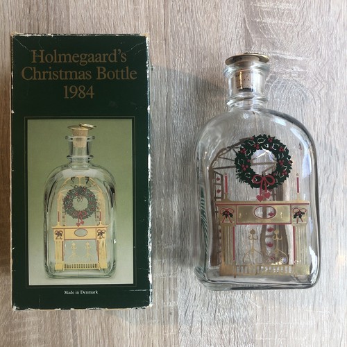Holmegaard weihnachtsflasche - holmegaard,