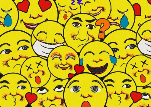 Bunte emoji ausdr - bunte, emoji-ausdr�cke