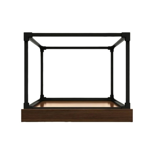 Acryl vitrine mit - acryl-vitrine, metallsockel