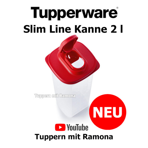 Tupperware slim line kanne - tupperware,