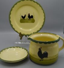 Zeller Keramik Hammersbach Hahn und Henne handbemalt  Teile zur Wahl