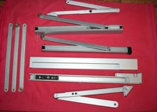 Konvolut GEZE Ersatzteile Gleitschienen,Flügelarme,Befestigungsmaterial u.s.w. 