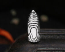 B25 Herren Anhänger Wolf Zahn Sterling Silber 925