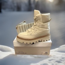 Neu CATWALK Stiefeletten Fell