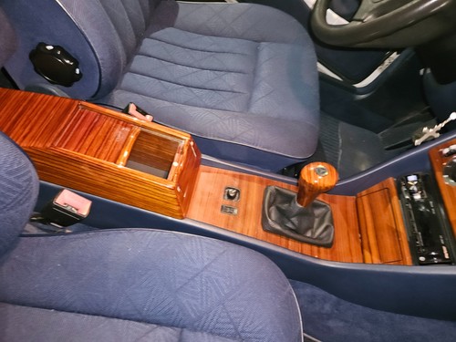 Ablagebox mercedes w124 - mercedes, holz