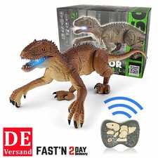 RC Dinosaurier Spielzeug Ferngesteuertes Dino LED Beleuchtung Brüllendes Gehen