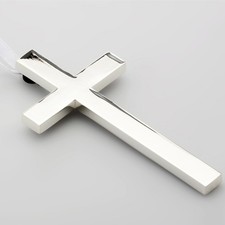 Wandkreuz versilbert 12 cm