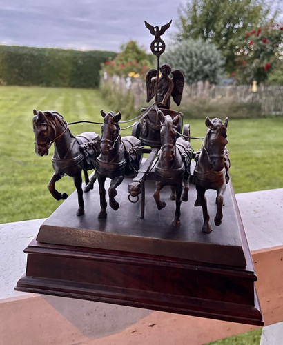 Bronze skulptur quadriga - bronze,