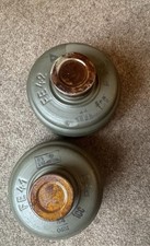 2 Gasmasken Wehrmacht Filter