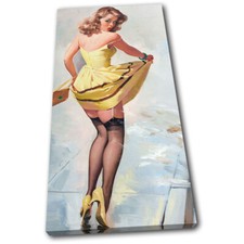 Vintage Girl Poster Sexy Retro