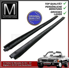 Mercedes 380SL 107 W107 Dämpfungsstreifen links rechts Verdeck Paar OE-Qualität