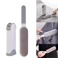 Fur Magic Tierhaarentferner Fusselbürste mit selbstreinigender Basis doppelseitige Bürste