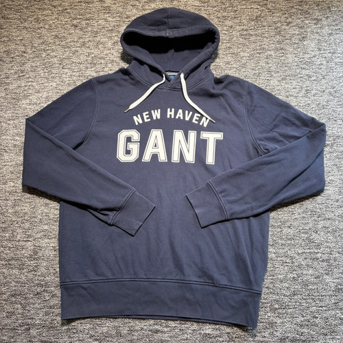 Gant hoodie herren - gant, navy