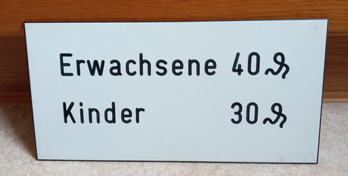 Altes schild ddr - schild,