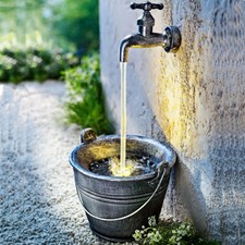 LED-Gartenbrunnen Wasserhahn