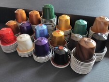 199 Nespresso-Kaffeekapseln 15 versch. Farben leer gereinigt Basteln, Set 7