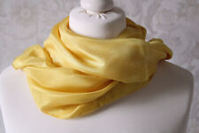 großes gelbes Tuch aus Seide